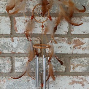 Beautiful multi dream catchers in one with wind chimes